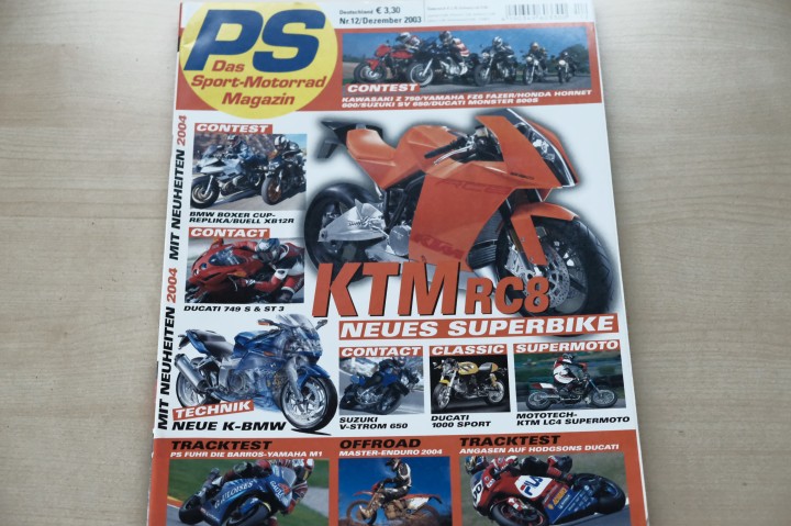Deckblatt PS Sport Motorrad (12/2003)